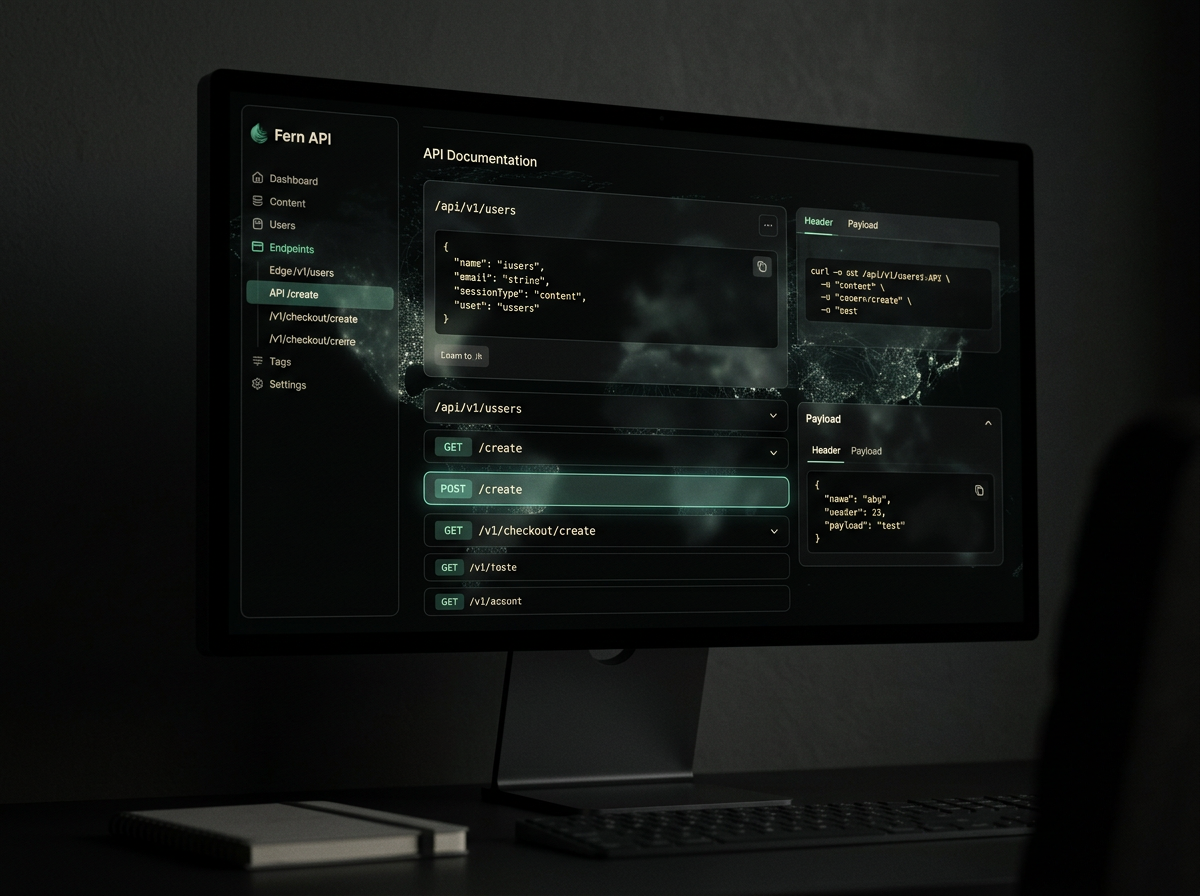 Fern API project screenshot